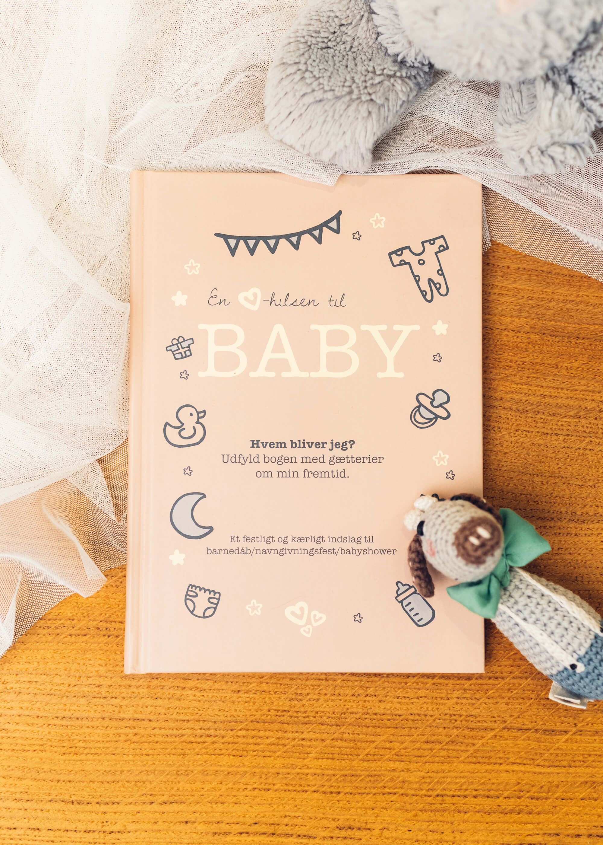Babybog Hjertelig Hilsen Til Baby Unisex - Falkogbille Babybøger