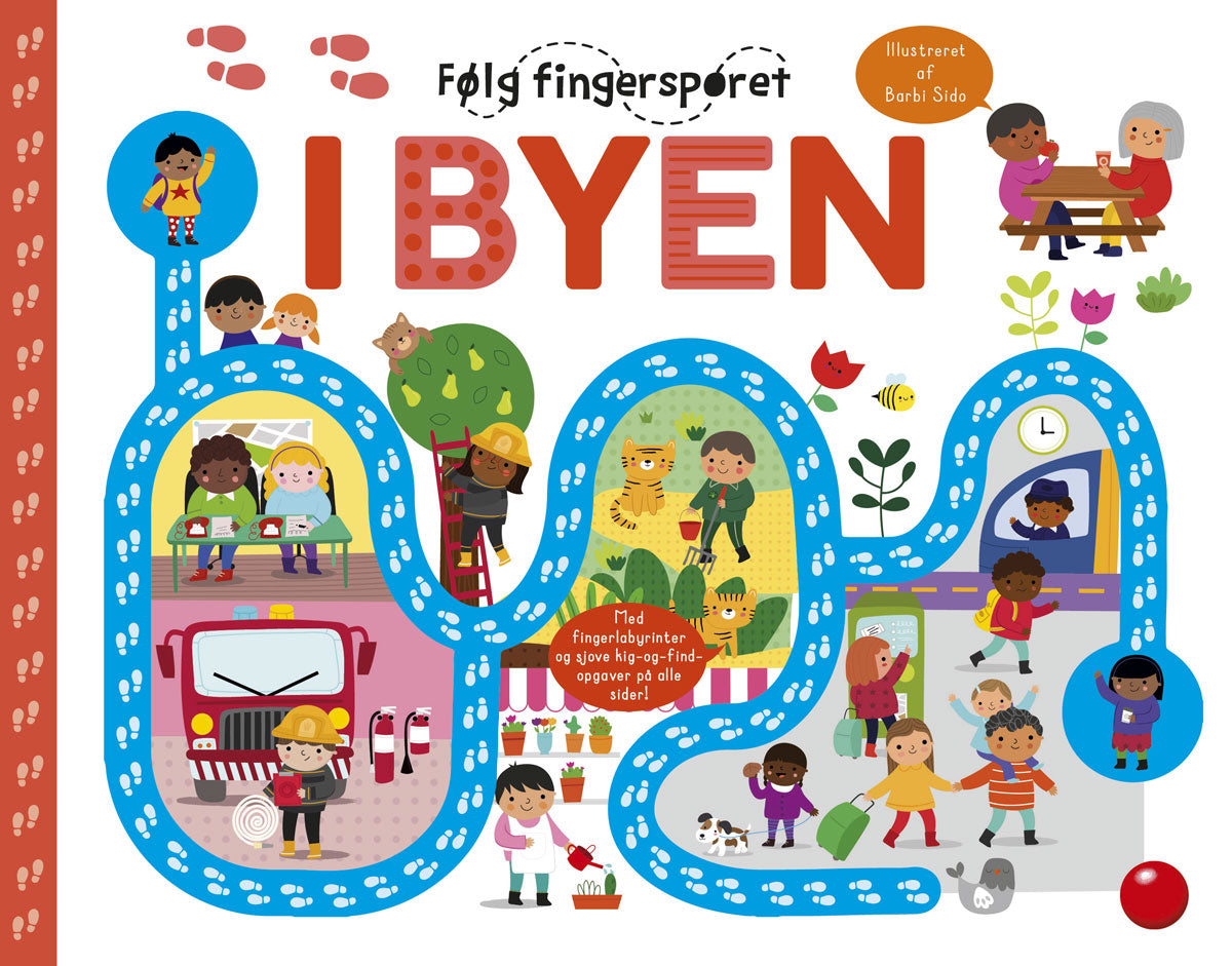 Følg Fingersporet: Byen Børnebog Legekammeraten - Babybøger  - 9788772056111