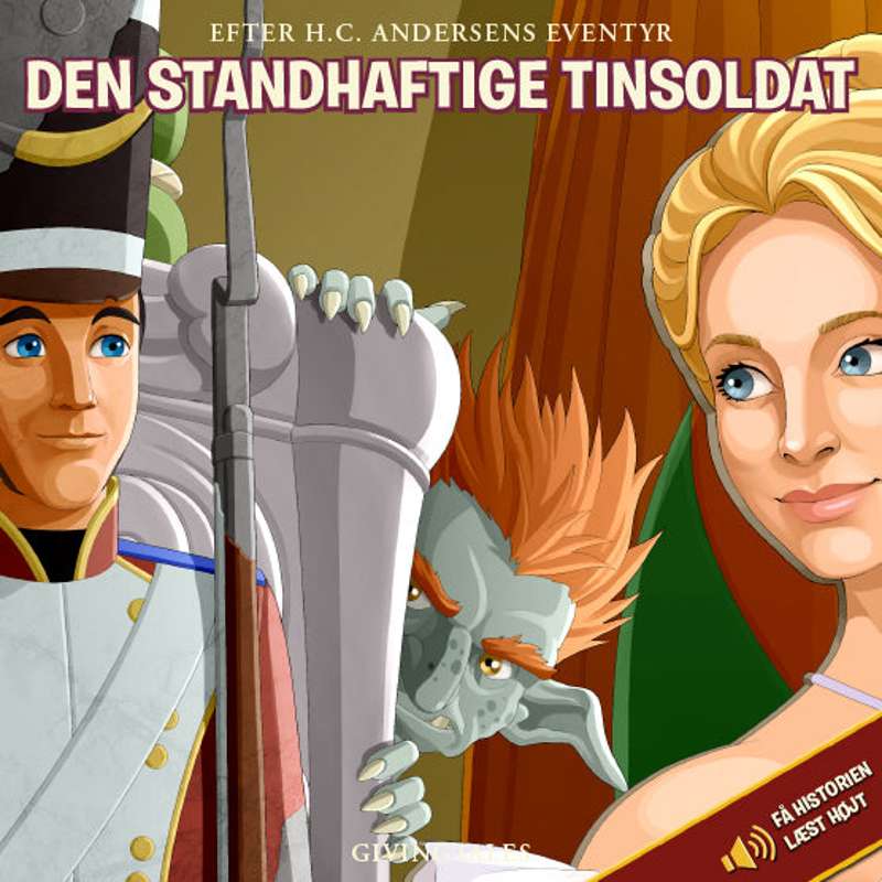 Givingtales Børnebog Den Standhaftige Tinsoldat Fortalt Nikolaj Coster Waldau - Givingtales Babybøger  - 9788793897014