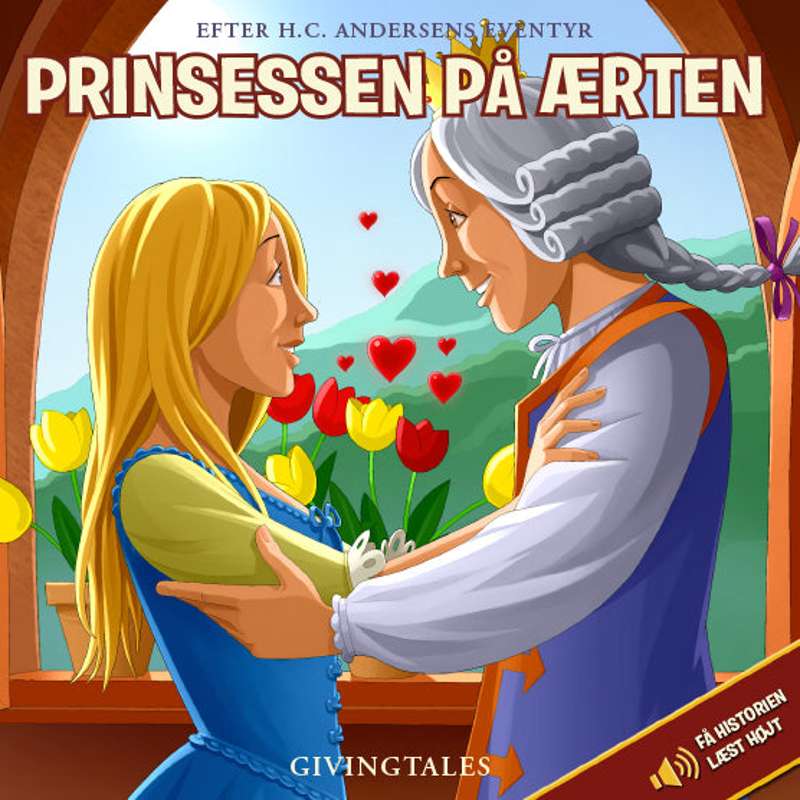 Givingtales Børnebog Prinsessen Ærten Fortalt Cecilie Stenspil - Givingtales Babybøger  - 9788793897045