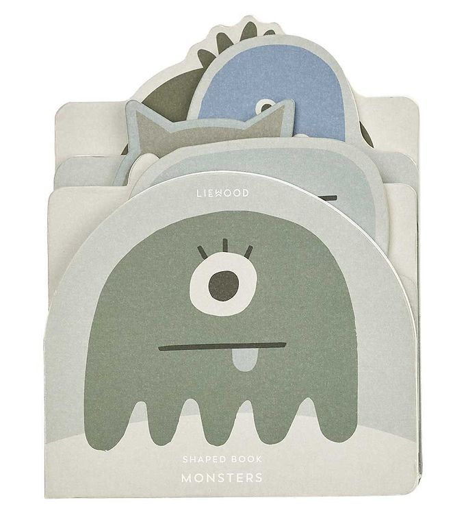 Multifarvet Liewood Babybog Jade Monster Mist - Liewood Babybøger  - 5715335383128
