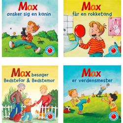 Mini Børnebog Max Varianter Max Får Rokketand - Bolden Babybøger